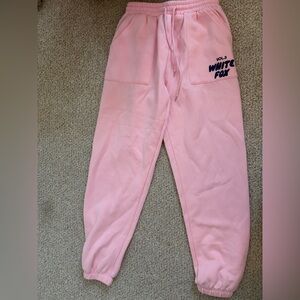 White Fox Boutique Blush Pink Joggers